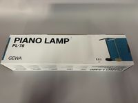 Lampe de piano GEWA PL-78 noir.