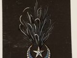 an image of a picture of a brooch with a star on it