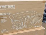 a box with a bath kit on top of it