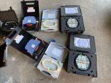 many different types of cables in a case on the floor
