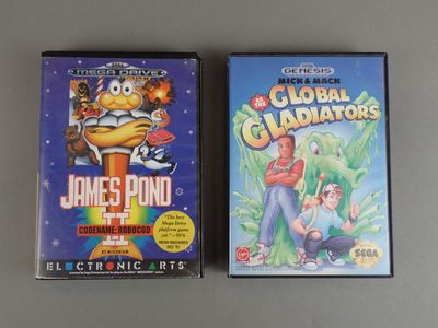two dvds that are sitting on a table