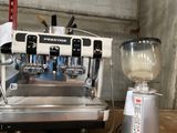 a coffee machine that is sitting on a table