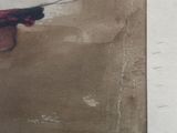 a picture of a painting of a person on a skateboard