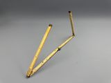 a pair of brass - plated brass - plated brass - plated brass - plated brass - plated brass - plated brass