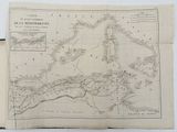 an old map of the west coast of the united states