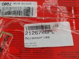 a red package with a price tag and a red package with a price tag on it