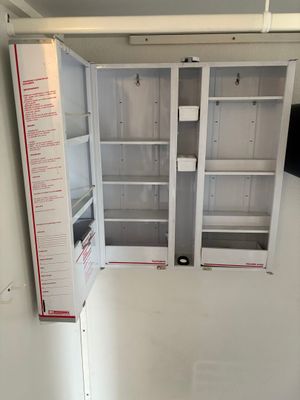 ROSSIGNOL - Armoire à pharmacie murale en tôle peinte blanch…