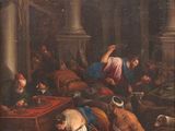 an image of a painting of a group of people in a room