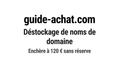 Nom de domaine guide-achat.com.
