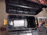 a black case that has tools inside of it