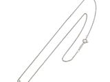a white gold necklace with a butterfly pendant on a chain
