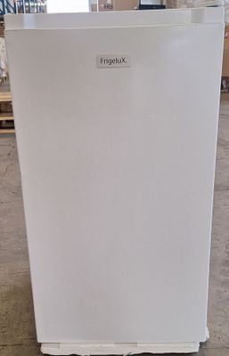 an image of a white refrigerator in a store