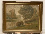 a picture of a painting that is on a table