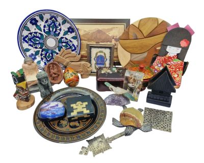 a lot of items that are sitting on a table