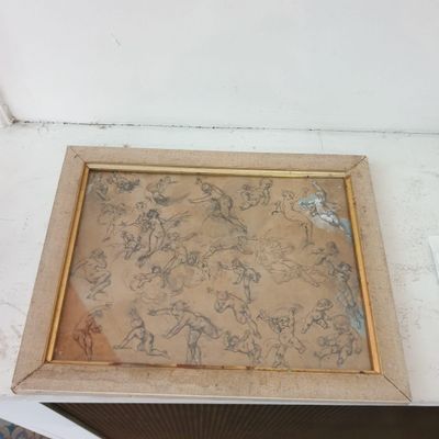 une image d'une image sur le mur d'une pièce