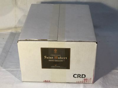 6 bouteilles de Saint-Emilion, Château Saint Hubert, Aubert Vignobles, - Photo 1