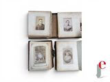 three old photos of a couple of people in a book