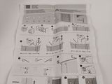 a piece of paper with drawings on it on a table