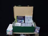a box with a lot of items inside of it