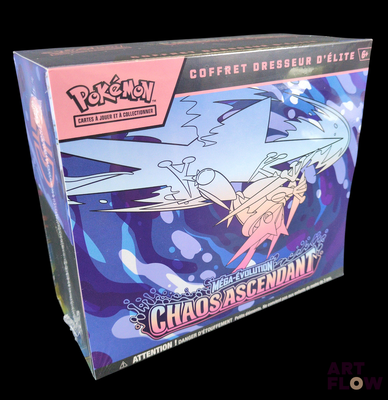 une boîte sur laquelle figure l'image d'un personnage de Pokémon