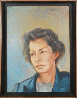 Jacques JOOS (1945-2021), "Portrait de femme", 2001, techniq…