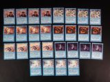 beaucoup de cartes sur la table