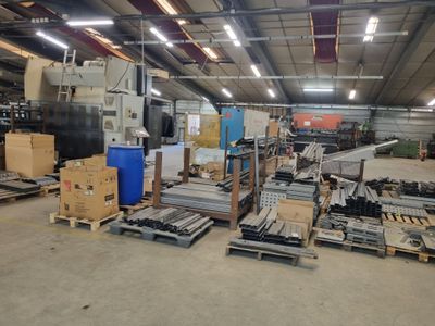 a large warehouse filled with lots of different types of machinery