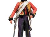 figurine of a soldier in uniform with a sword and a hat