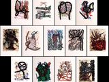 un collage de photos représentant différents types d'œuvres d'art