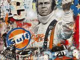 une image représentant un tableau où l'on voit un homme à moto