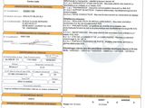 a close up of a document with a barcode on it