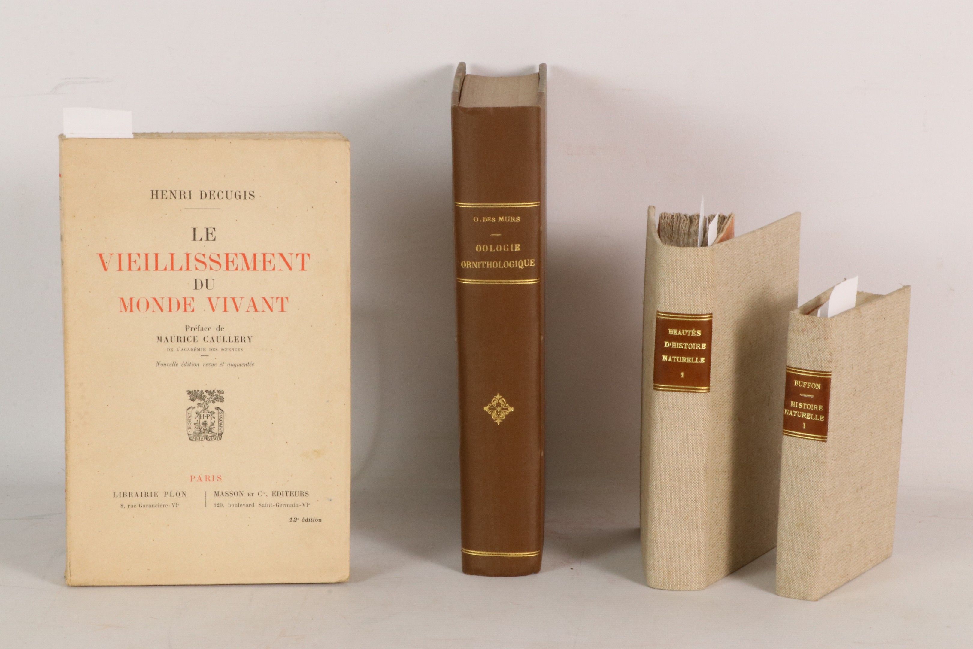 [ZOOLOGIE] Réunion de 4 volumes :