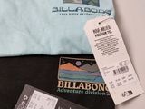 a blue t - shirt and a black t - shirt with a tag on it
