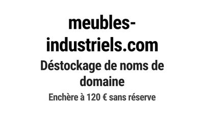 Nom de domaine meubles-industriels.