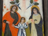 une image représentant une photo d'un tableau représentant Jésus et d'autres personnes