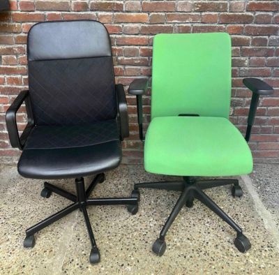 2 chaises de bureau - FRAIS JUDICIAIRES : 14.