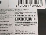 the back of a cell phone with a bar code on it