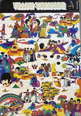 Beatles Yellow submarine Hallmark, Opera Mundi, 1969. Affich…