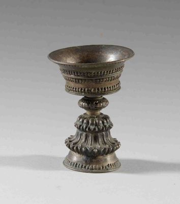 an image of a silver cup sitting on top of a table