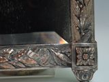a close up of a metal object on a table