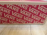 a box that has a red and white pattern on it