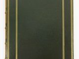 a black book with gold trim and a gold border