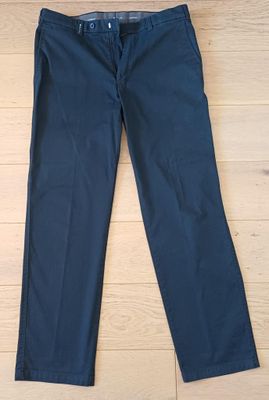Pantalon coton bleu. Occasion, bon état.