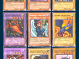 the cards are all different colors and sizes of each character