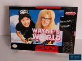 une image d'une boîte du jeu « Wayne's World » de Nintendo pour Super Nintendo