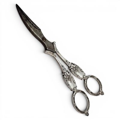 a pair of scissors sitting on top of a white surface