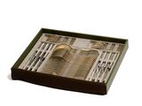 a picture of a set of silverware in a box