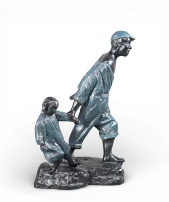 Jorge BORRAS (né en 1952) Le pas de confiance.