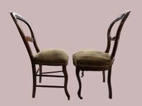 Ensemble de 4 chaises dépareillées dont (photo 2)