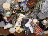 a box full of assorted items that are sitting on a table